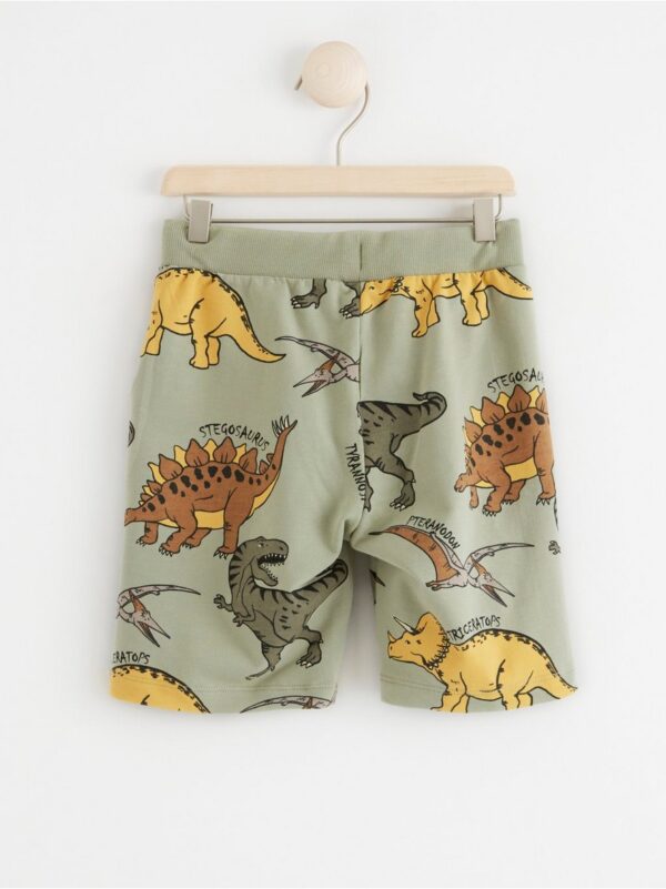 Soft shorts with dinosaurs - 8374831-5249