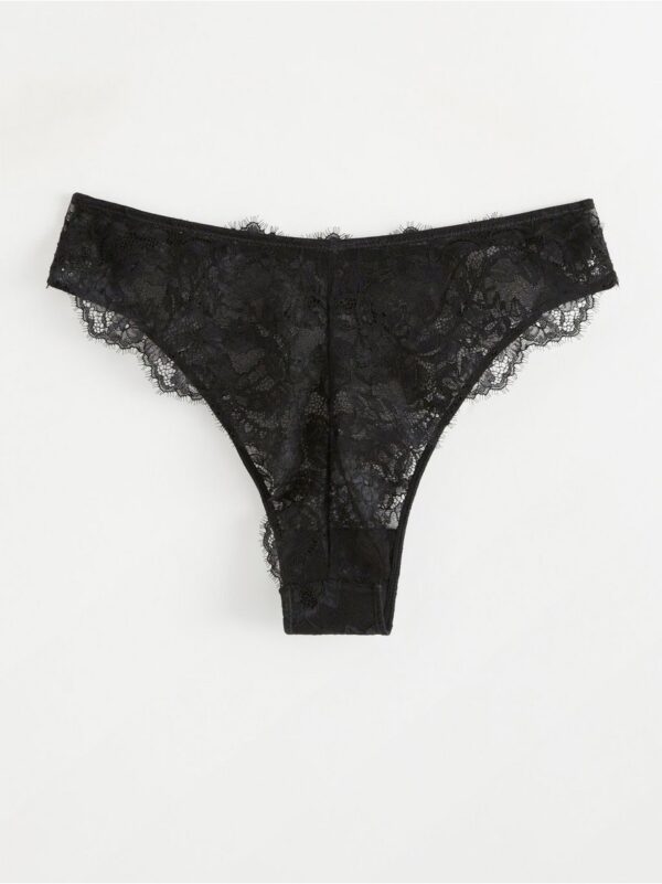 ella m – Brazilian midi briefs with lace - 8375231-80