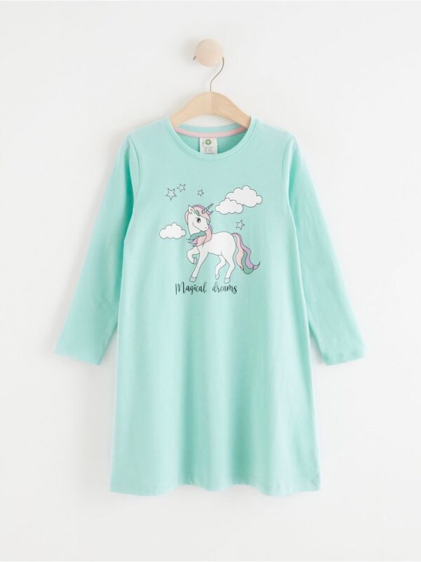 Night dress with unicorn - 8375291-7610