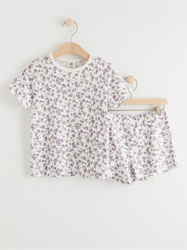 Pyjama set with floral print - 8375292-300