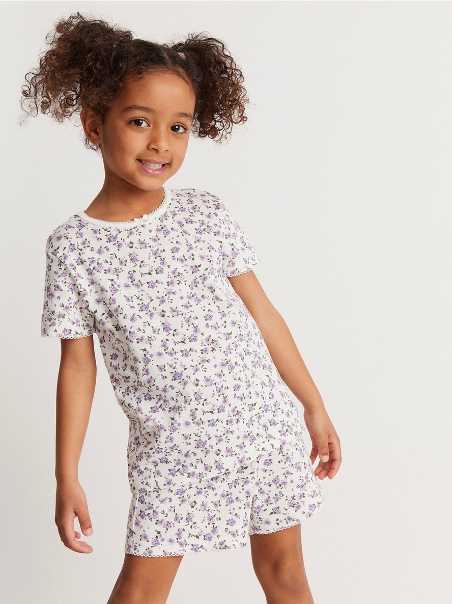 Pidzama – Pyjama set with floral print