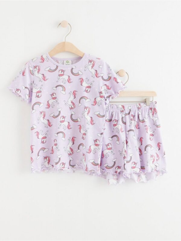 Pyjama set with unicorns - 8375386-7406