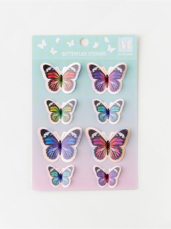 3D butterfly stickers - 8375885-7406