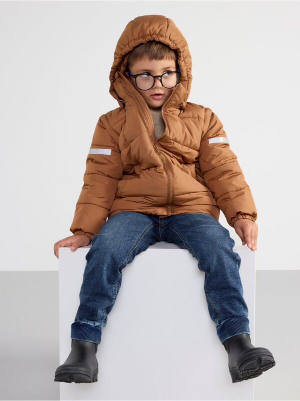 Puffer jacket with detachable sleeves - 8376195-1196