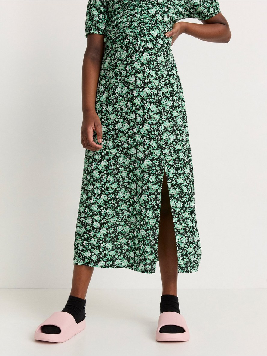 Suknja – Floral midi skirt