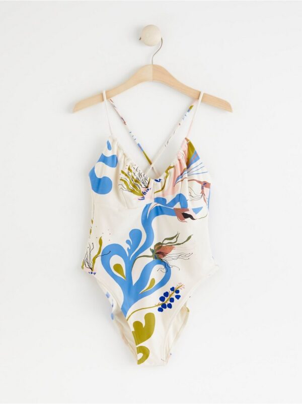 Patterned swimsuit - 8377005-7862