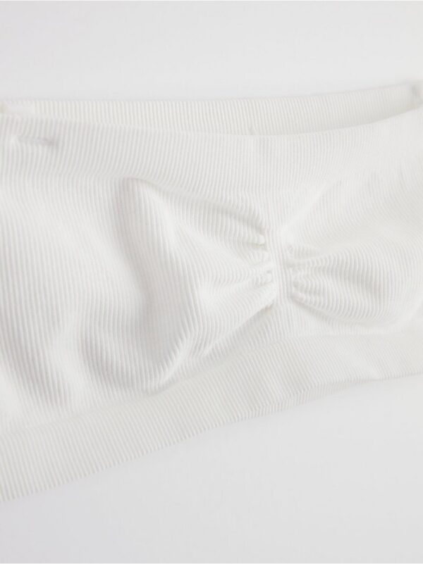 Bandeau seamless ribbed soft bra - 8378436-70
