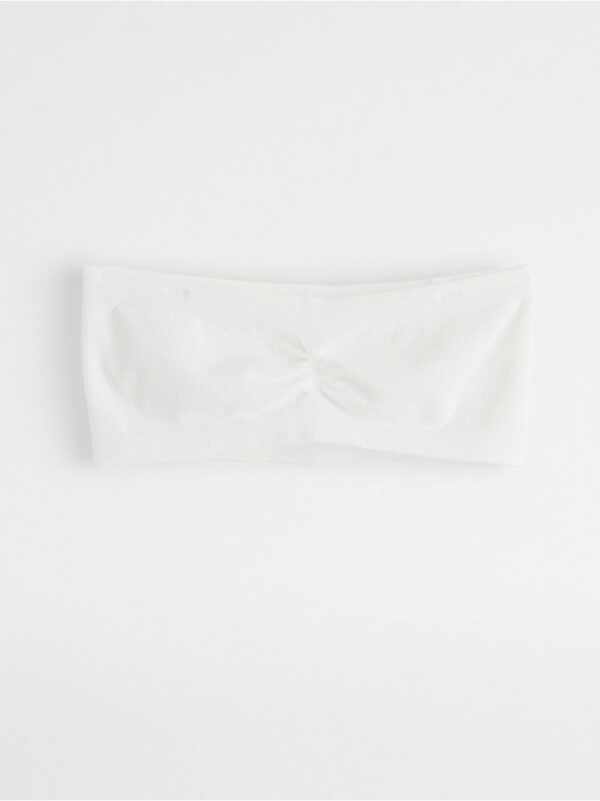 Bandeau seamless ribbed soft bra - 8378436-70