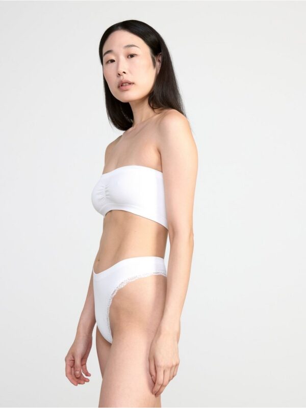 Bandeau seamless ribbed soft bra - 8378436-70