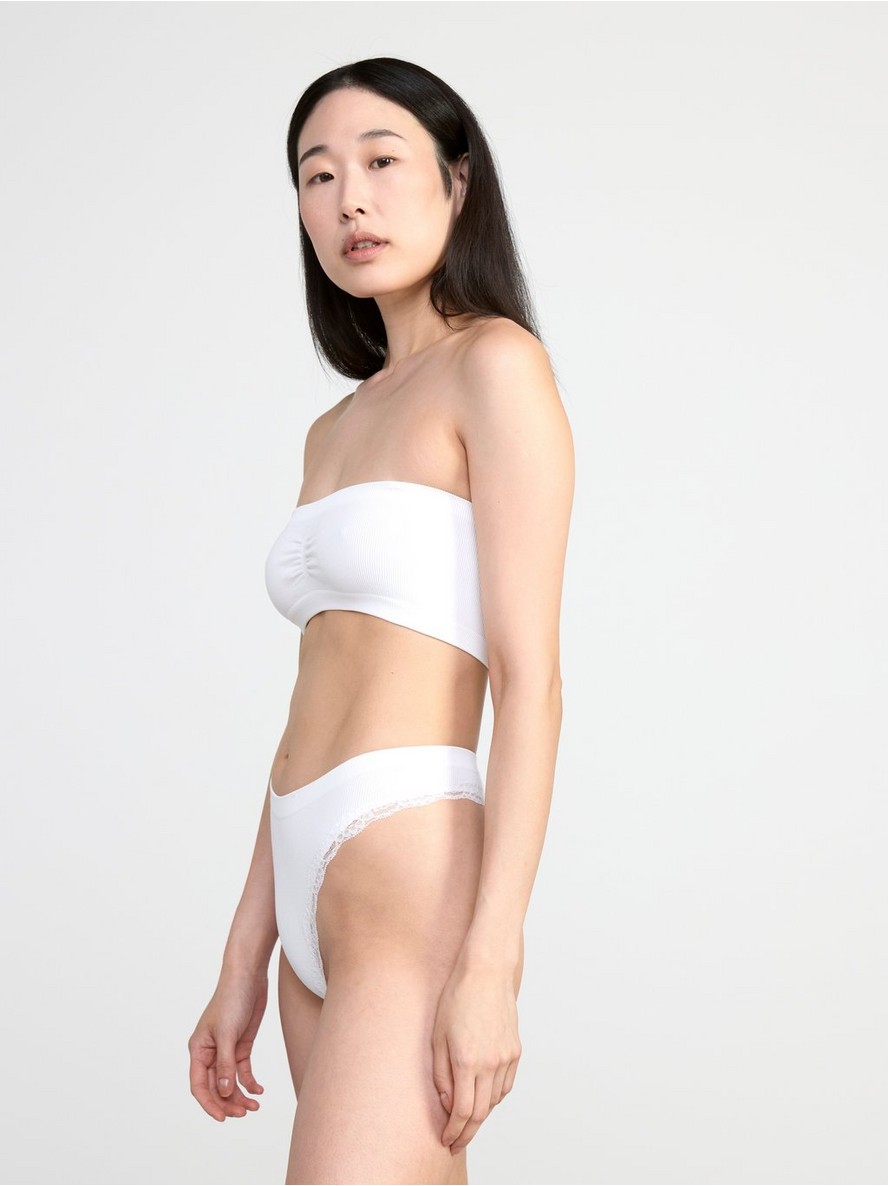 Brushalter – Bandeau seamless ribbed soft bra
