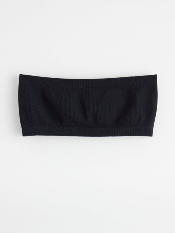 Bandeau seamless ribbed soft bra - 8378436-80