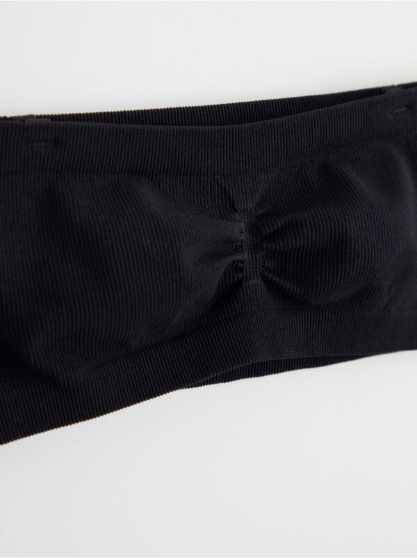 Bandeau seamless ribbed soft bra - 8378436-80