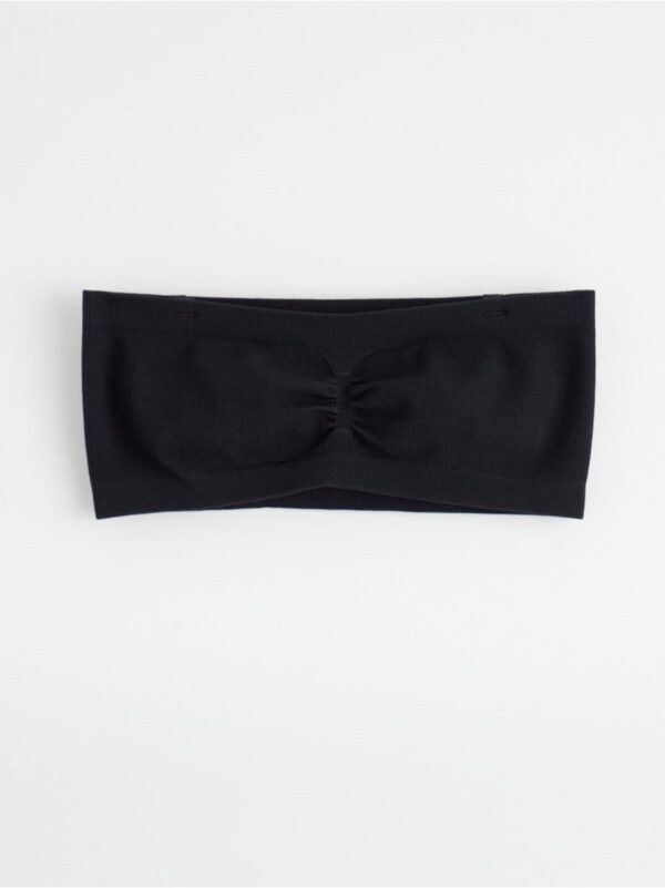 Bandeau seamless ribbed soft bra - 8378436-80