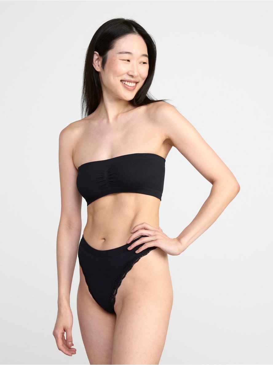 Brushalter – Bandeau seamless ribbed soft bra
