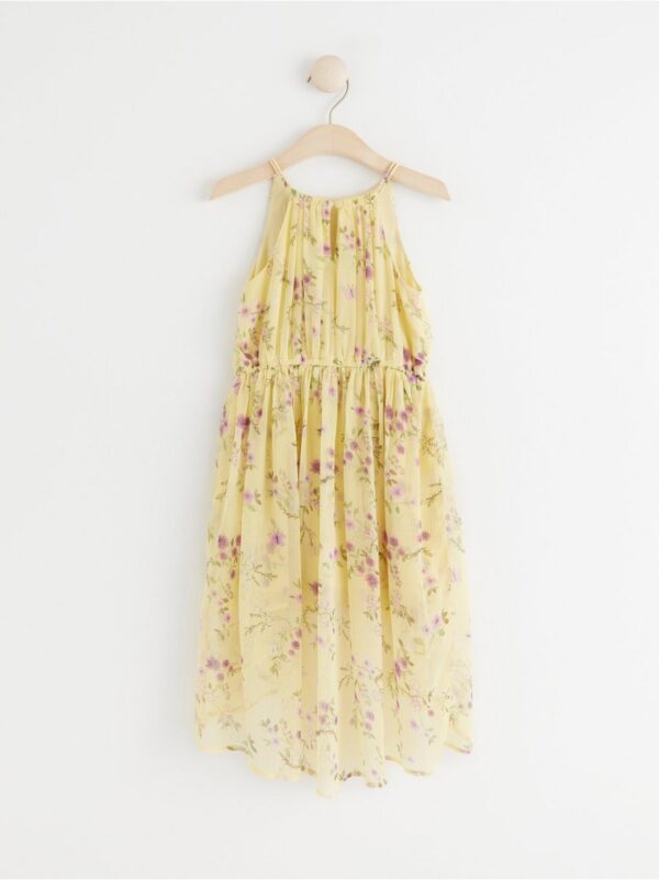 Floral chiffon dress - 8379804-9390