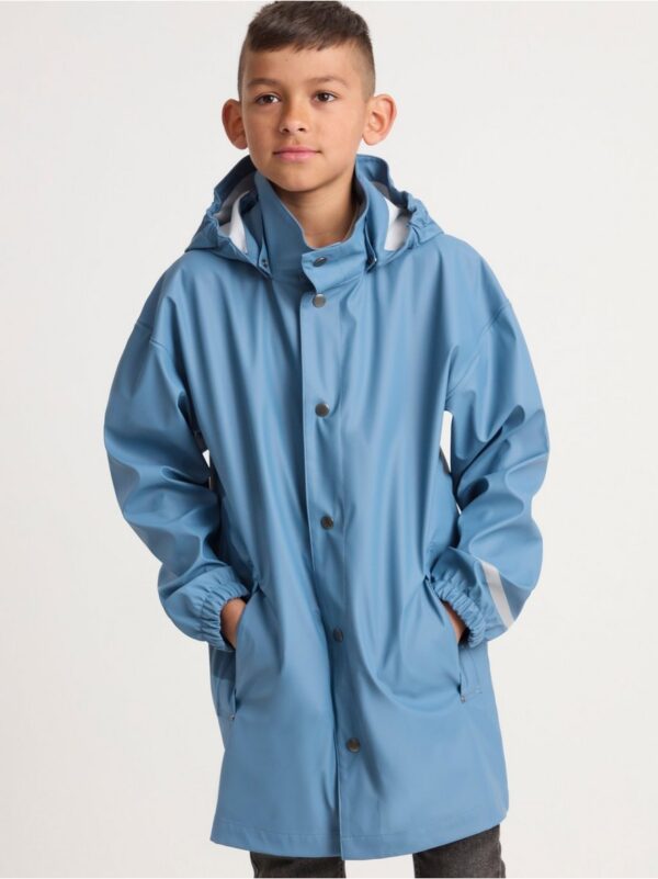 Rain coat with reflective details - 8380441-5193