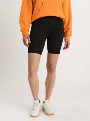 Cotton biker shorts - 8380783-80