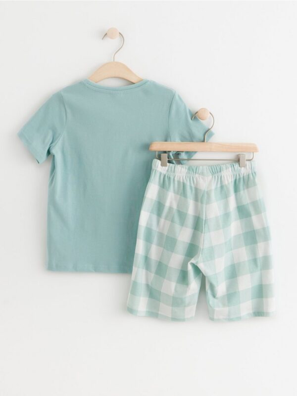 Pyjama set with checked print - 8381857-7782