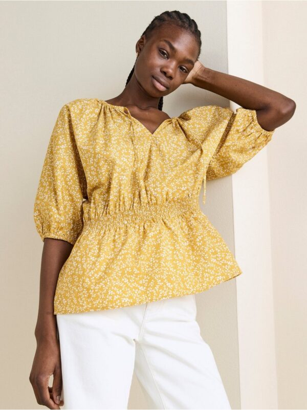 Puff sleeve blouse - 8382816-6979