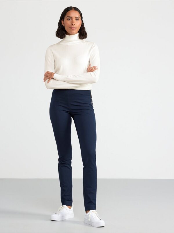 Fine-knit roll neck top - 8385452-300