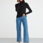 Fine-knit roll neck top - 8385452-80
