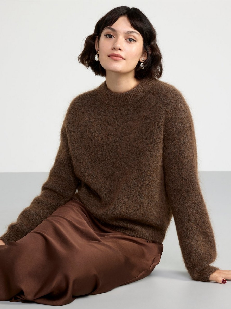 Dzemper – Knitted mohair blend jumper