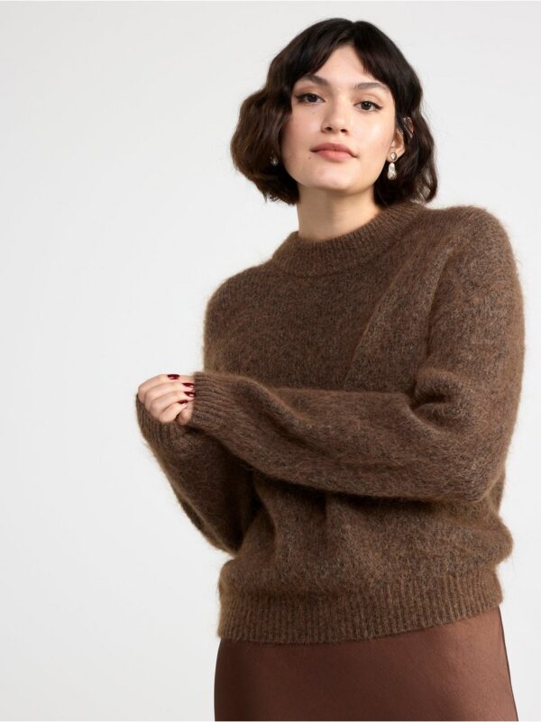 Knitted mohair blend jumper - 8385632-5348