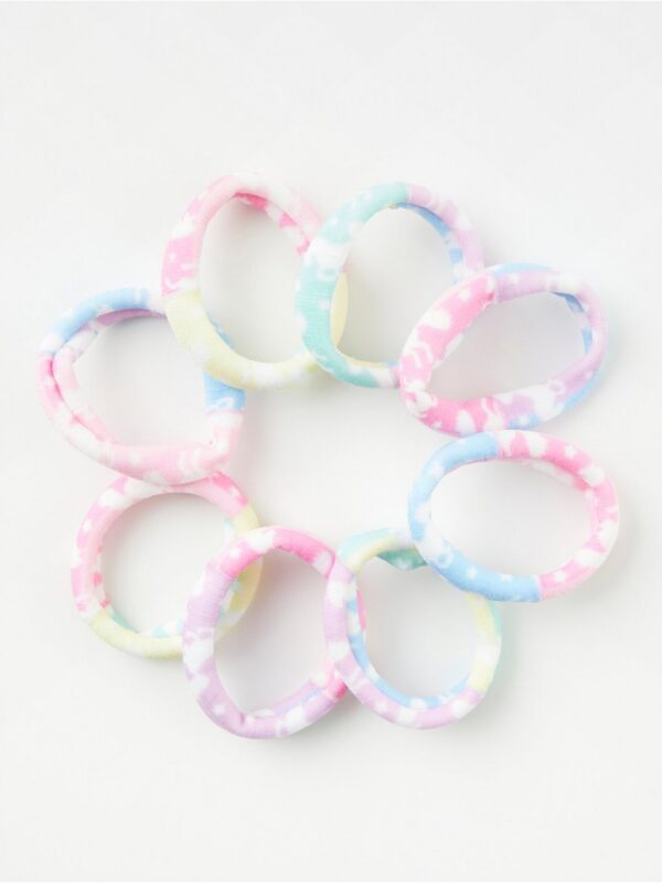 8-pack hair elastics with unicorns - 8387673-6665