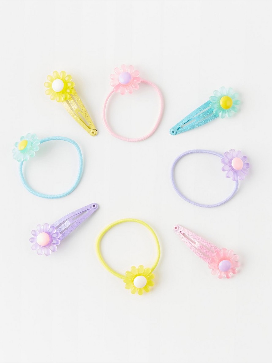 Set za kosu – Set with hair clips and hair elastics