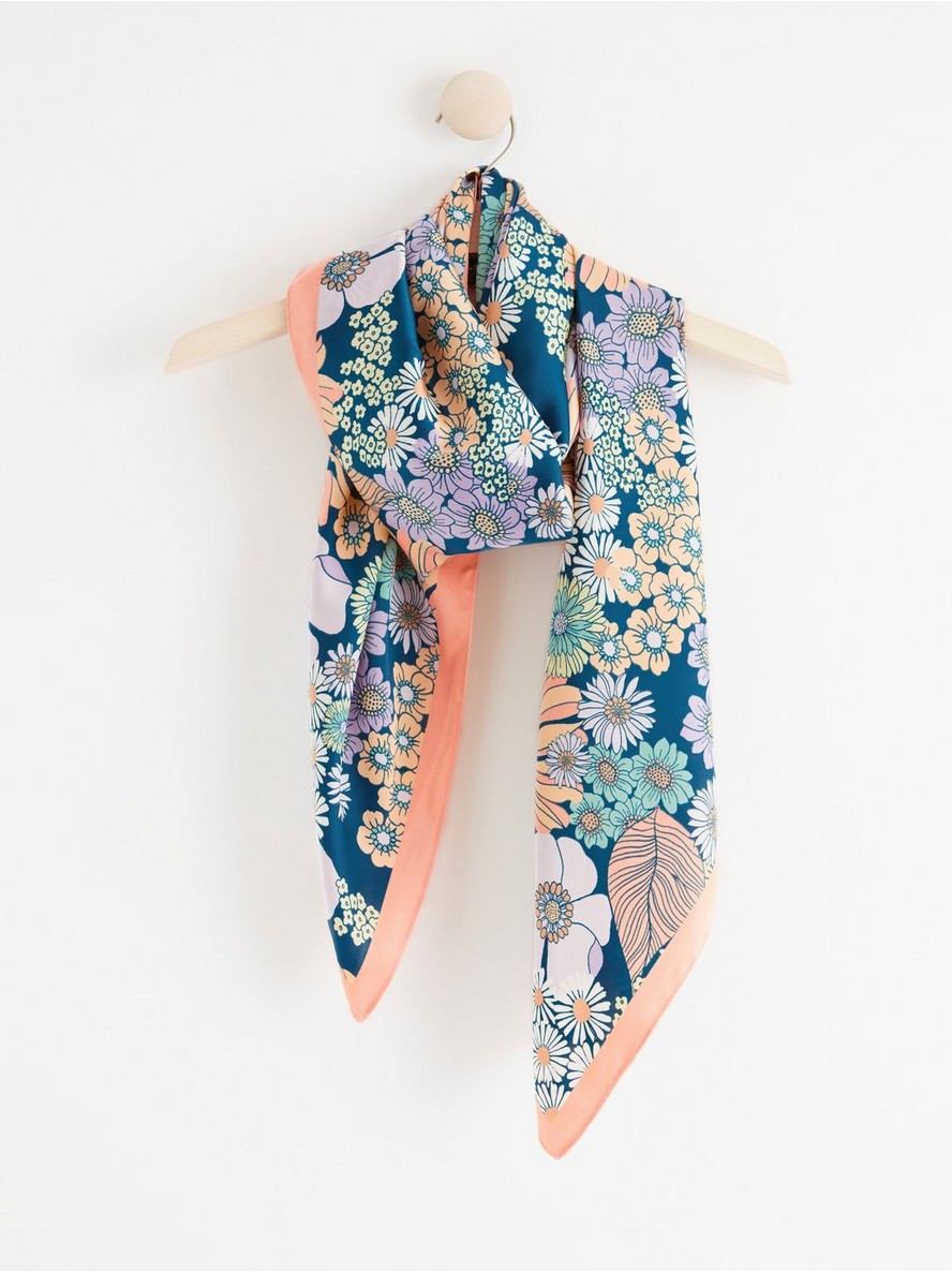 Marama – Patterned satin scarf