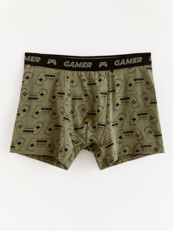 Boxer shorts with gaming print - 8389246-7588