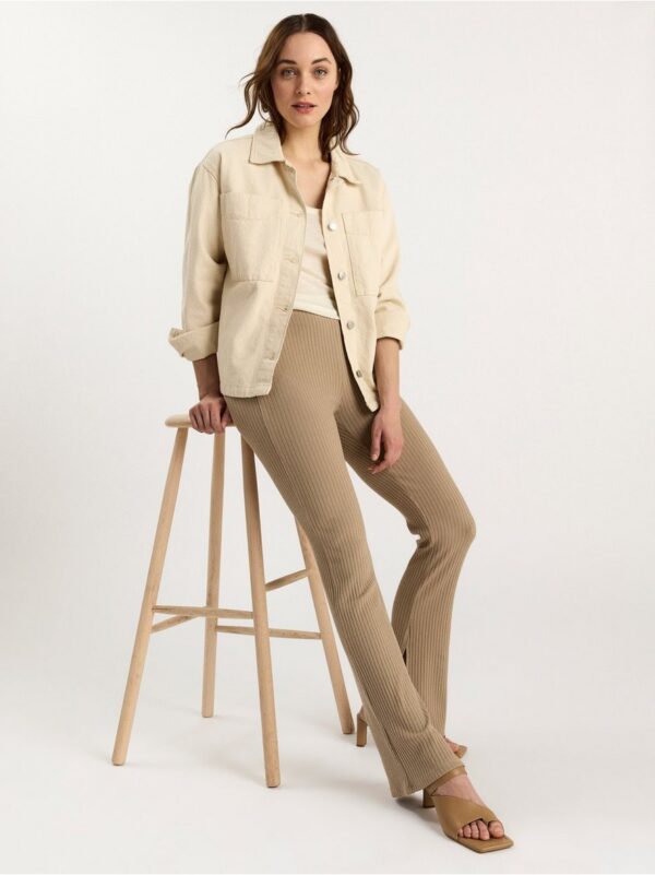 Ribbed trousers - 8389924-1625