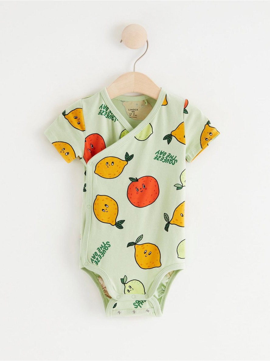 Bodi – Wrap bodysuit with citrus fruits