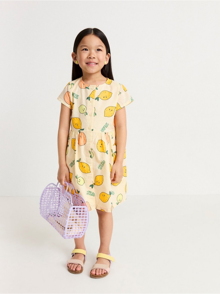 Haljina – Short sleeve dress with lemons