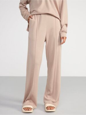 Wide merino wool trousers - 8391163-9969