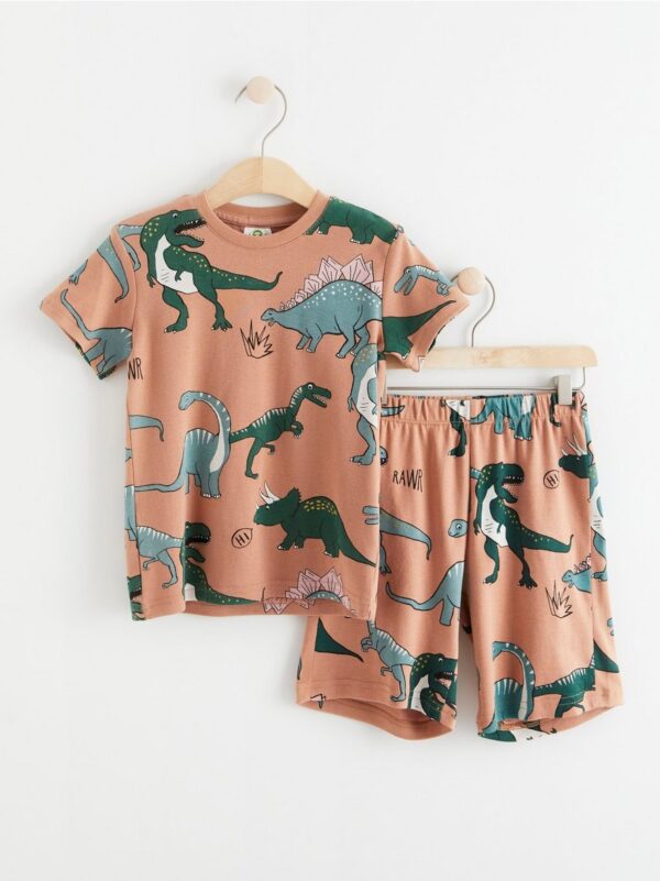 Pyjama set with dinosaurs - 8391292-9771