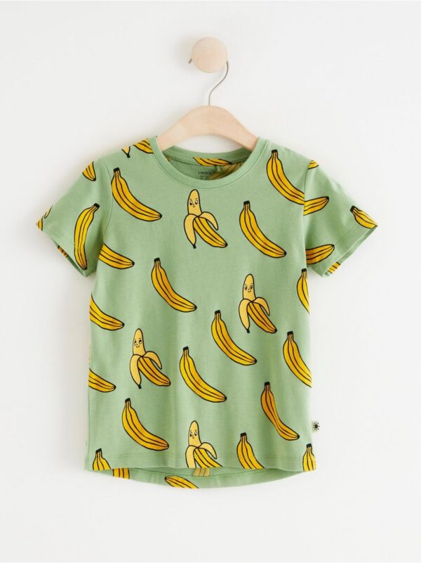 Short sleeve top with bananas - 8392595-1588