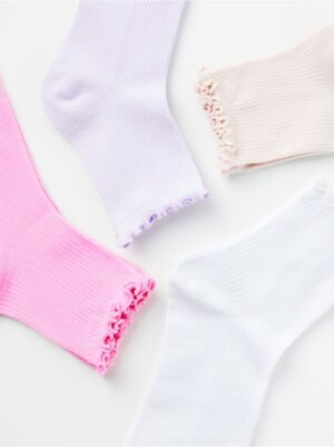 Socks with frill trim - 8393087-70