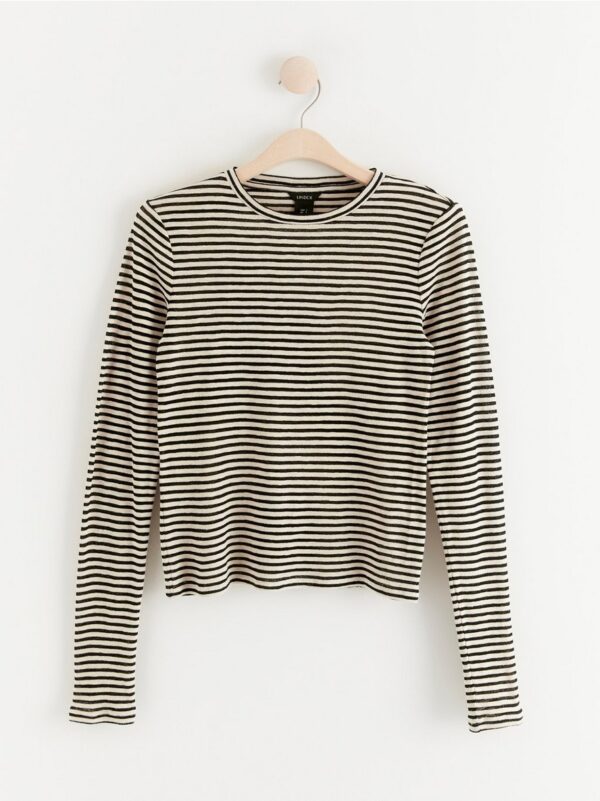 Striped long sleeve top - 8393852-7862