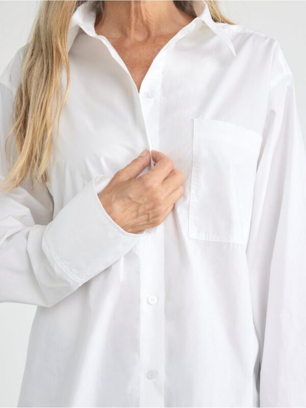 Oversized cotton shirt - 8395259-70
