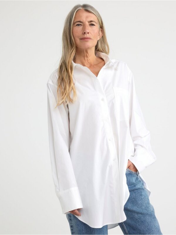 Oversized cotton shirt - 8395259-70