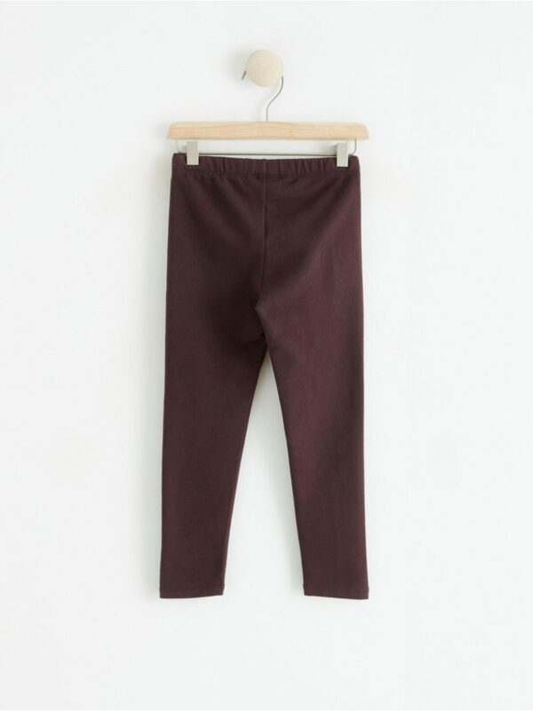 Leggings with brushed inside - 8396492-8596