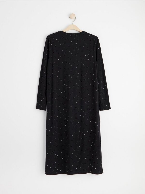 Night dress with dots - 8398192-80