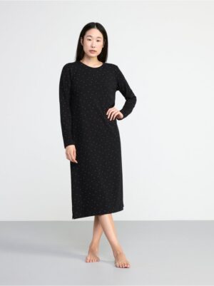 Night dress with dots - 8398192-80
