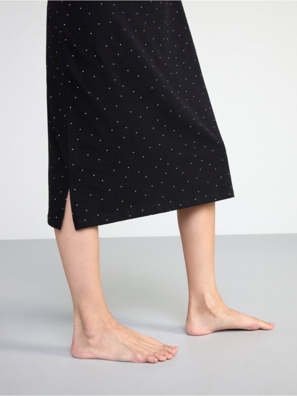 Night dress with dots - 8398192-80