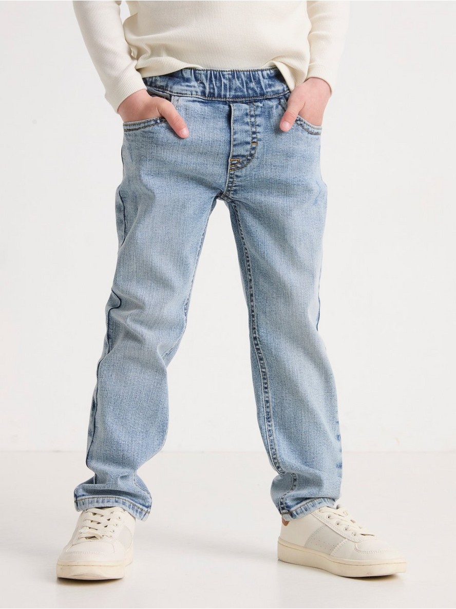 STURE Straight regular waist pull-up jeans - 8399700-766