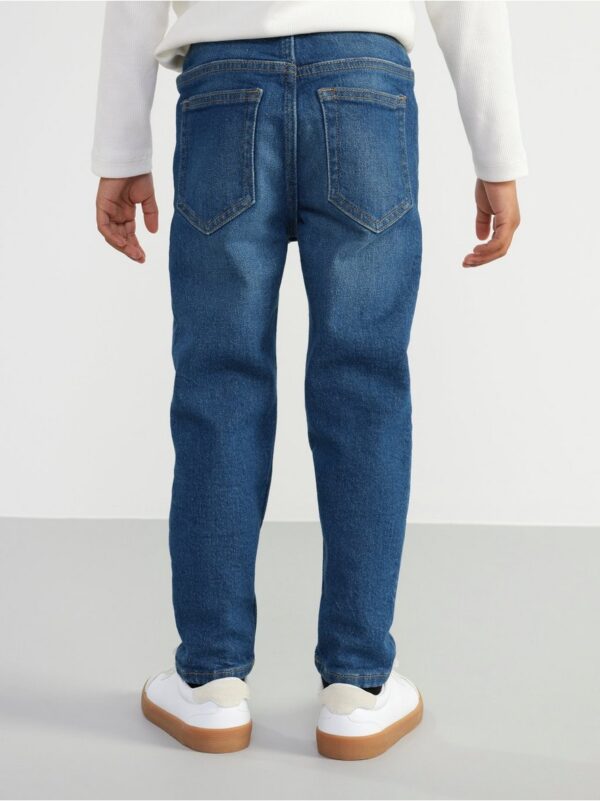 Tapered regular waist pull-up jeans - 8399739-790