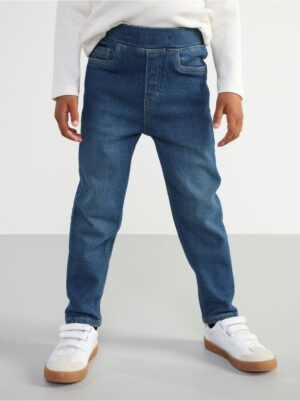 Tapered regular waist pull-up jeans - 8399739-790