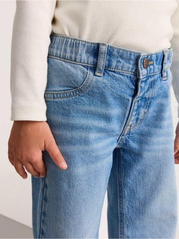 VIVI Wide cropped regular waist jeans - 8400332-790