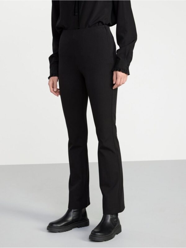 Flared high waist trousers - 8400476-80